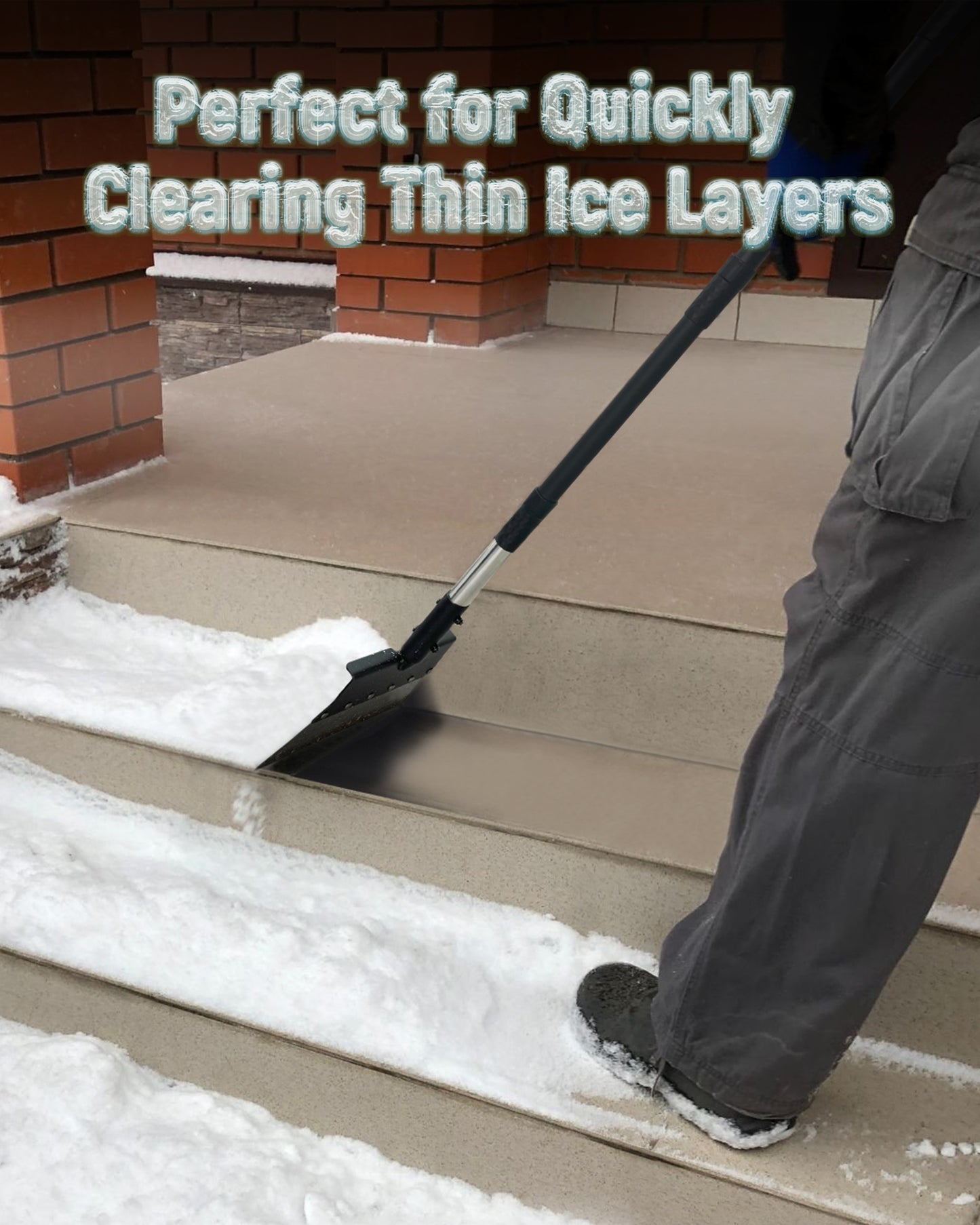 BlumeTrec Flat Shovel, Ice Scraper