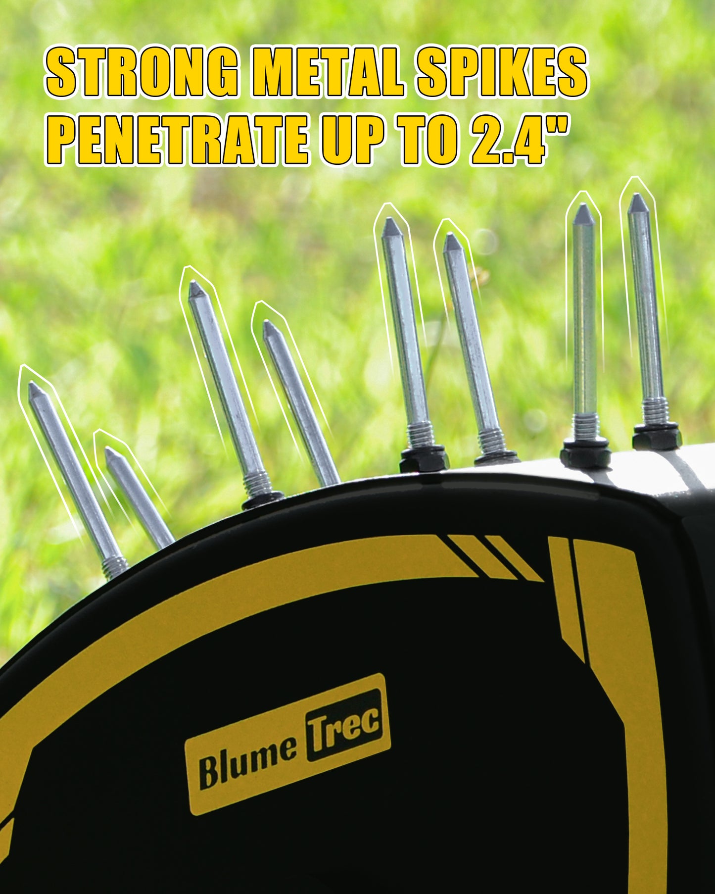 BlumeTrec Patented Rolling Lawn Aerator