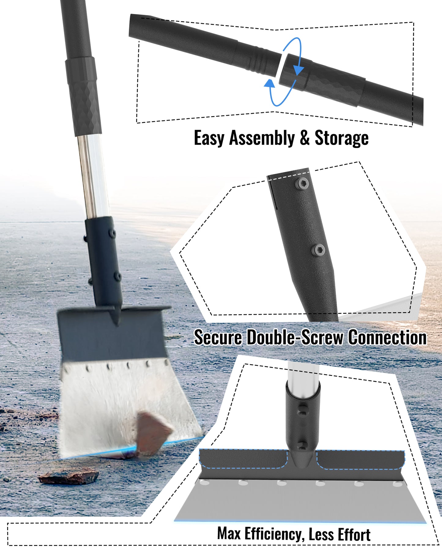 BlumeTrec Multifunctional Cleaning Shovel