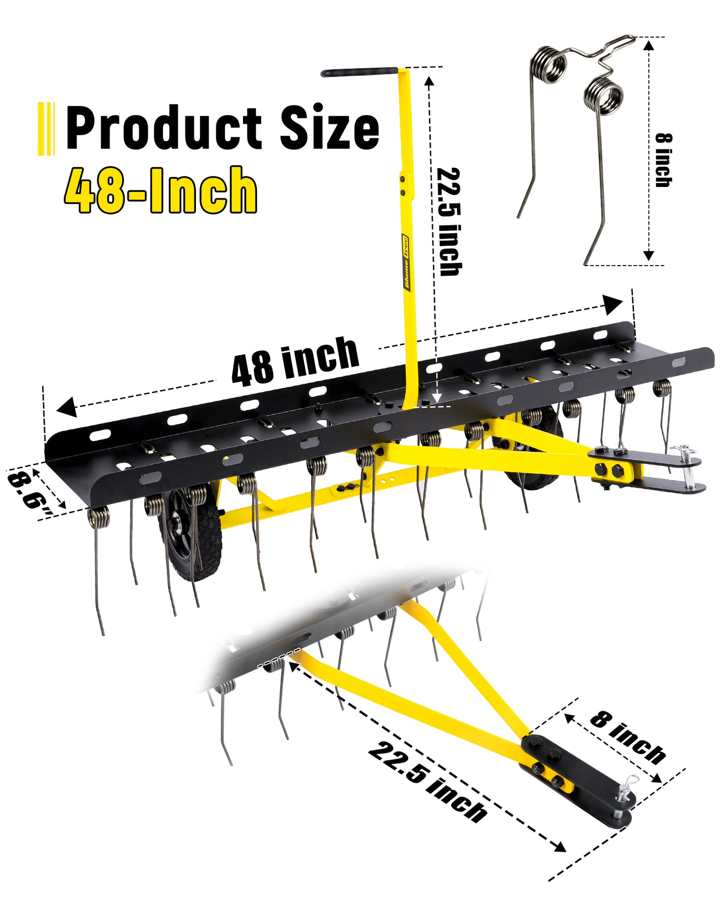BlumeTrec Tow Behind Dethatcher