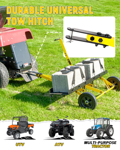 BlumeTrec Tow Behind Dethatcher