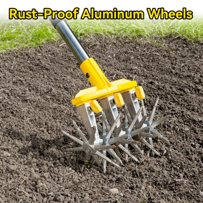 BlumeTrec Rotary Cultivator Garden Tool, Manual Tiller Cultivator