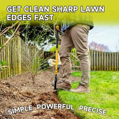 BlumeTrec Manual Edger Lawn Tool, Saw-Tooth Border Edger