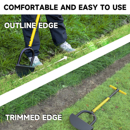 BlumeTrec Manual Edger Lawn Tool, Saw-Tooth Border Edger