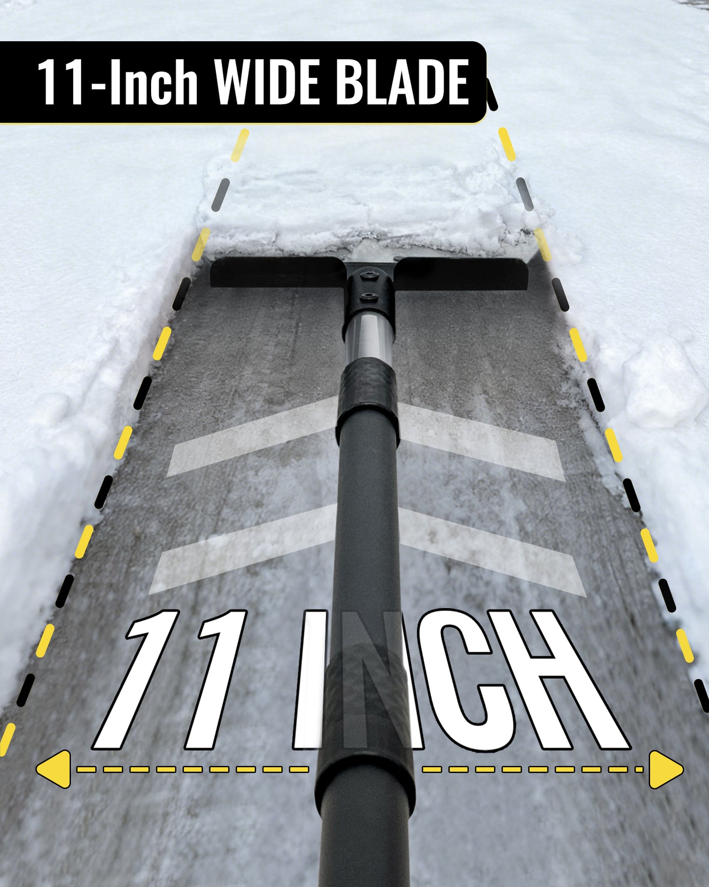 BlumeTrec Flat Shovel, Ice Scraper