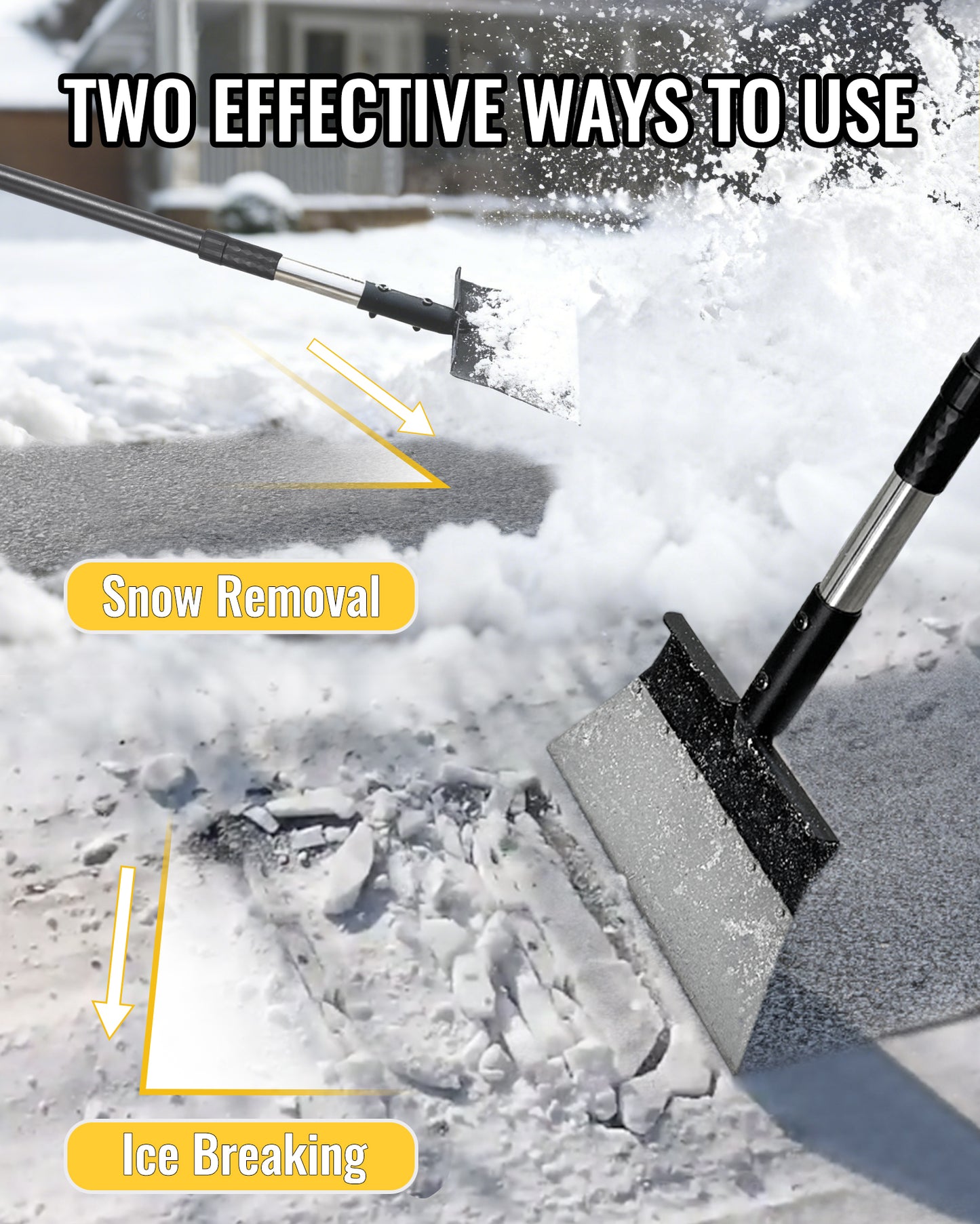 BlumeTrec Flat Shovel, Ice Scraper