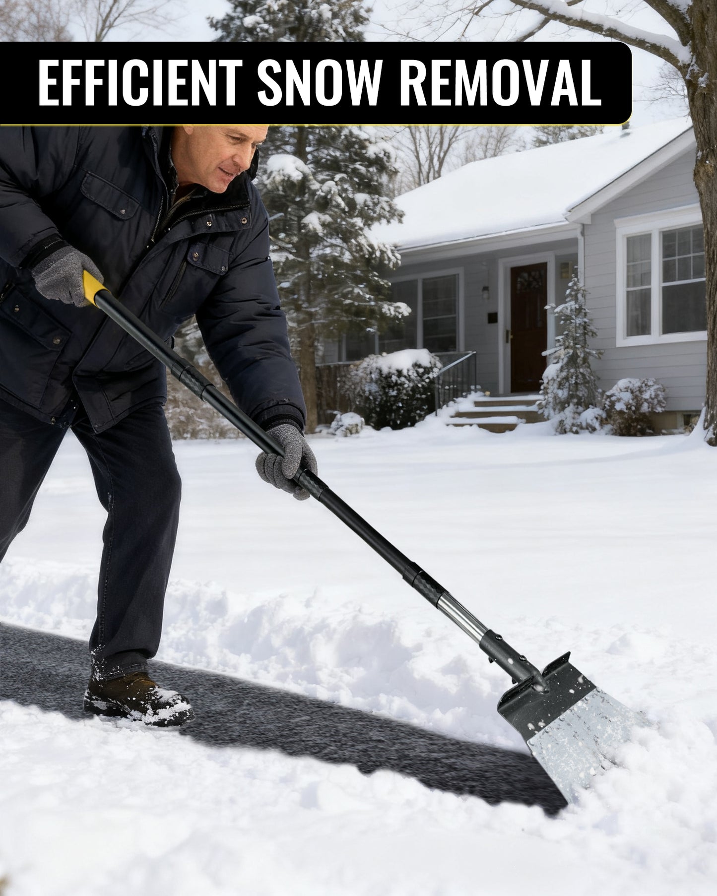 BlumeTrec Flat Shovel, Ice Scraper