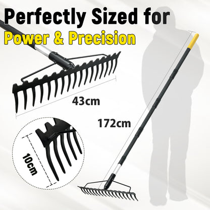 BlumeTrec Bow Rake, Garden Rake